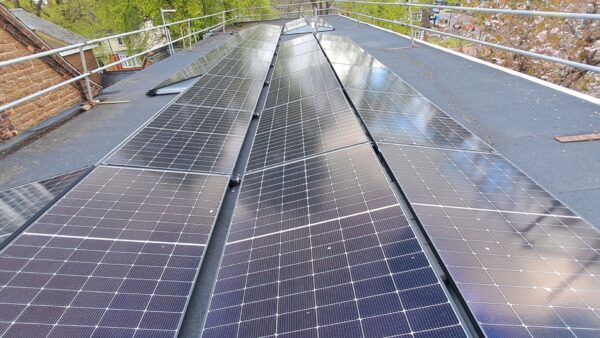 solar panels on the Museum roof